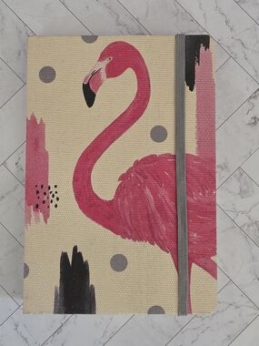 Studio Oh! Decpnstructed Pink Flamingo Hardcover Journal